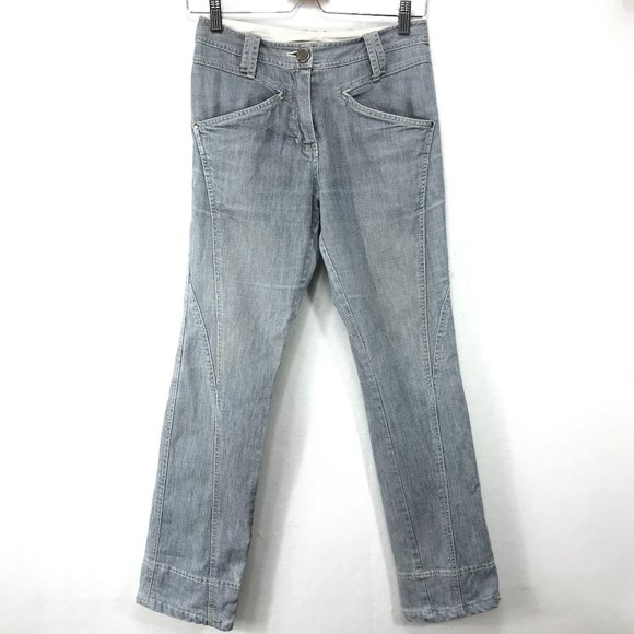 Donoratico by Ding Yong Jeans Womens Small 27 Straight Leg Light Wash RARE - Picture 1 of 15